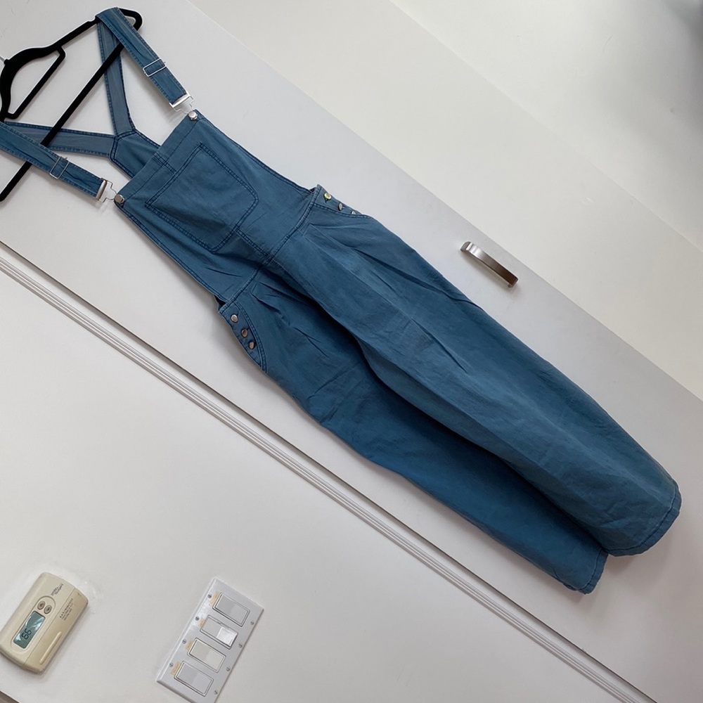 Wide Leg Overalls